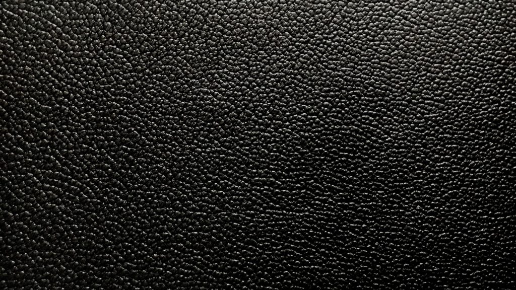 black leather surface